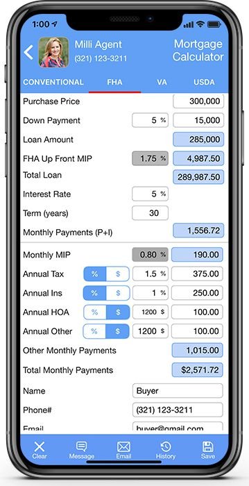 Monthly Mortgage Payment Calculator